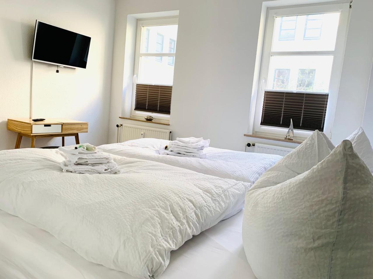 Fewo1846 - Atrium - Luxurioese Wohnung Mit 3 Schlafzimmern Und Balkon Im Stadtzentrum Flensburg Bagian luar foto