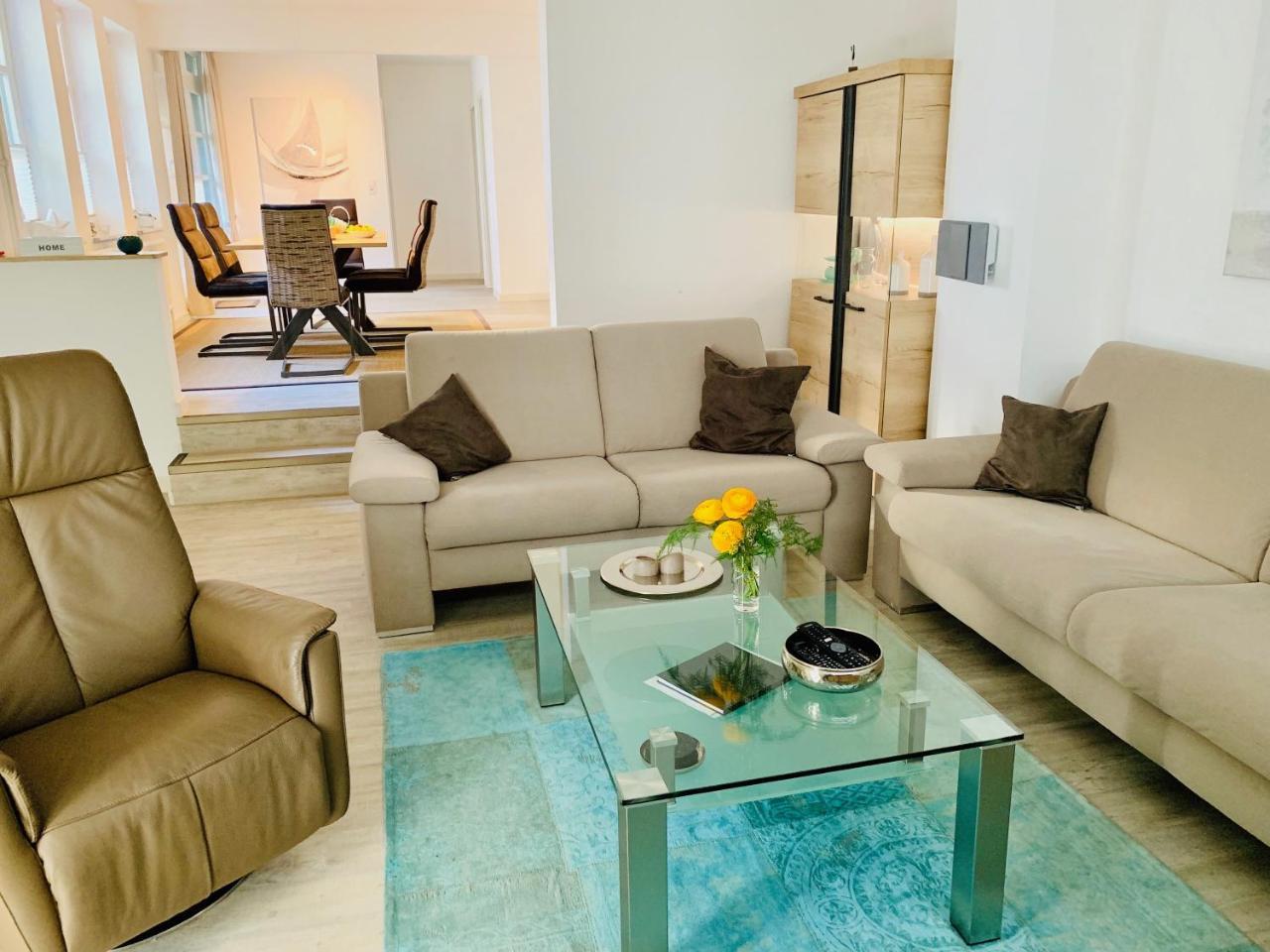 Fewo1846 - Atrium - Luxurioese Wohnung Mit 3 Schlafzimmern Und Balkon Im Stadtzentrum Flensburg Bagian luar foto